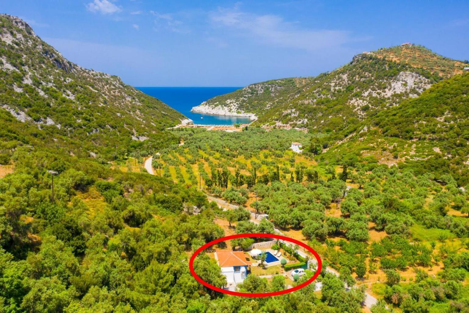 Villa Glysteri Panormos  Bagian luar foto